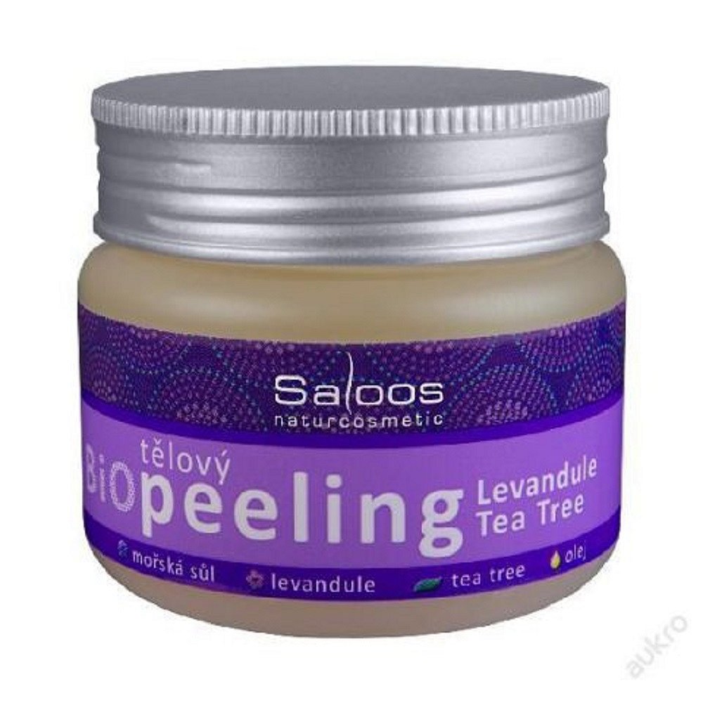 SALOOS Tělový Bio Peeling Levandule & Tea Tree 140 ml