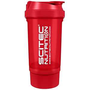 Scitec Nutrition Šejkr Traveller 500 ml, červená