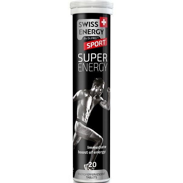 Swiss Energy Super Energy + Taurin + Kofein + Guarana 20 šumivých tablet