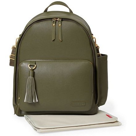 Taška přebalovací/batoh Greenwich Simply Chic - Olive