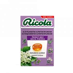 RICOLA Černý Bez 40g bez cukru