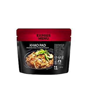 EXPRES MENU Khao Pad smažená rýže s kuřecím masem 1 porce
