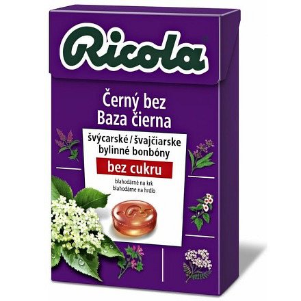 RICOLA Černý Bez 40g bez cukru