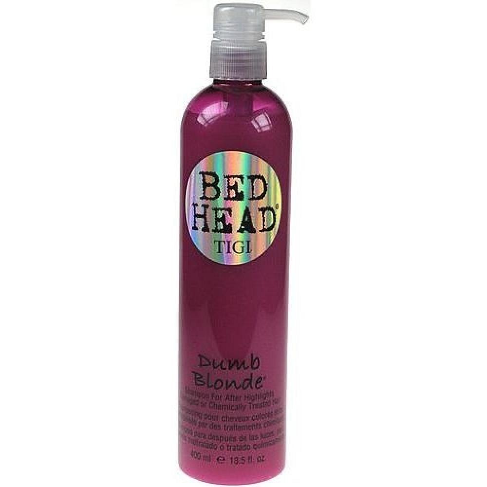 Tigi Bed Head Dumb Blonde Shampoo 400ml Šampon pro poškozené vlasy