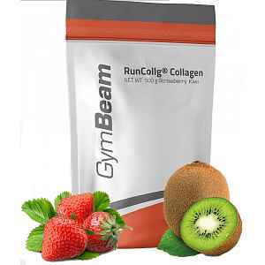 GymBeam RunCollg Collagen strawberry-kiwi 500g