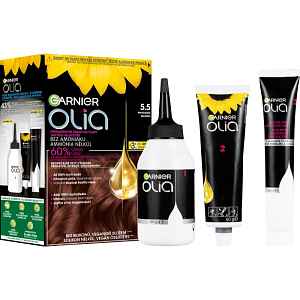Garnier Olia Big Kit permanentní barva na vlasy odstín 5.5. Mahogany Brown 1 ks