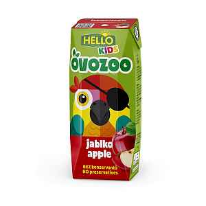 HELLO Ovozoo jablko 250 ml x 18 kusů
