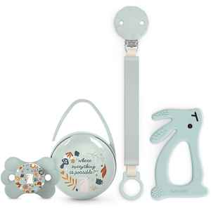 Suavinex Wonderland Gift Set 0-6 m Green dárková sada pro miminka