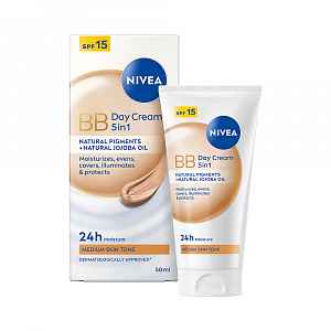 NIVEA BB Hydratační krém 5v1 Tmavá pleť