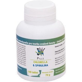 Body Wraps Pills Chlorella & Spirulina 100tbl.