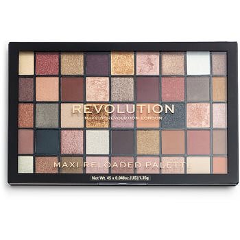 Makeup Revolution Maxi Reloaded Palette paletka pudrových očních stínů odstín Large It Up 60,75 g