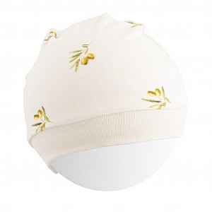 New Baby Kojenecká čepička z organické bavlny  Olivy, vel. 56/62