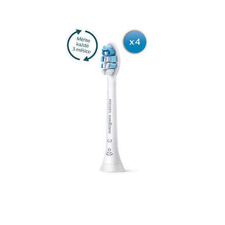 Philips Sonicare G2 Optimal Gum Care Standardní velikost kartáčku 4 ks HX9034/10