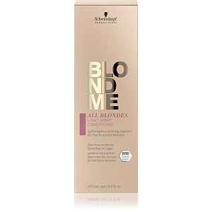 Lehký bezoplachový kondicionér ve spreji pro jemné a normální blond vlasy BLONDME All Blondes (Light Spray Conditioner) 200 ml