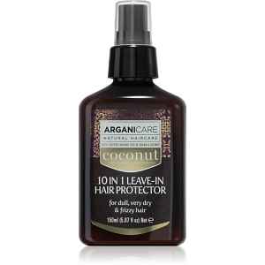 Arganicare Coconut 10 in 1 Leave-In Hair Protector posilující bezoplachová péče pro suché vlasy 150 ml
