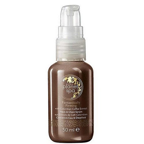 Avon zpevňující sérum na dekolt a krk s výtažky z kávy Planet Spa 50 ml