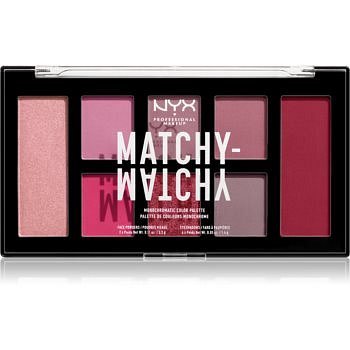 NYX Professional Makeup Matchy-Matchy  paletka očních stínů odstín 05 Berry Mauve 15 g