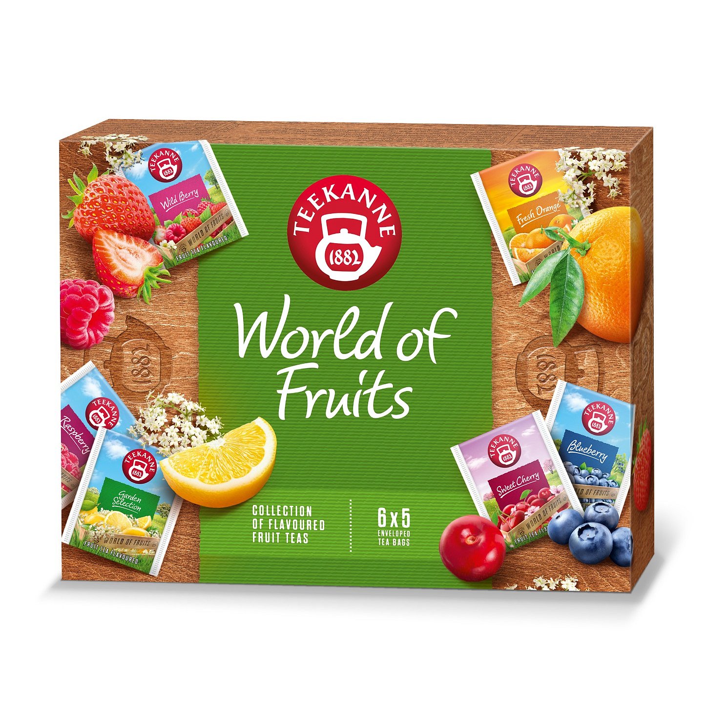 Teekanne World of Fruits collection porcovaný čaj 6x5 ks