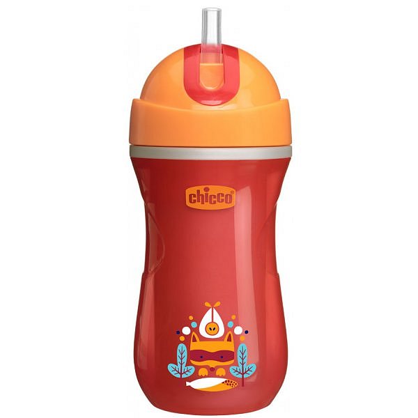 Chicco Hrneček Sport termo s brčkem 14m+ 266ml