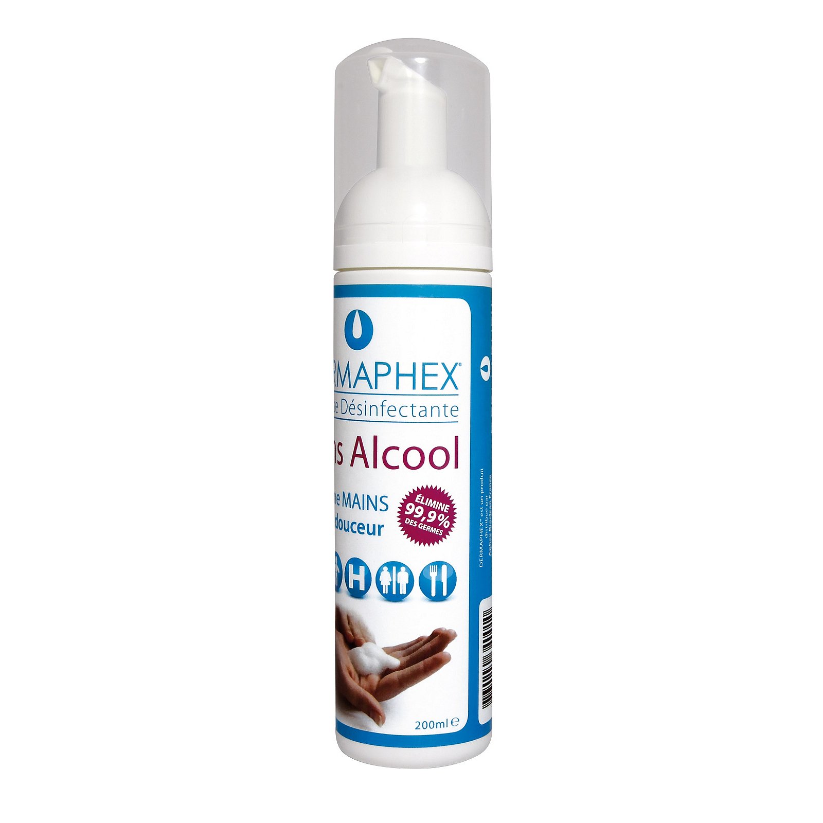 Dermaphex Pěnová antibakteriální desinfekce na ruce 200ml