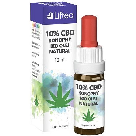 LIFTEA 10% CBD konopný olej 10ml