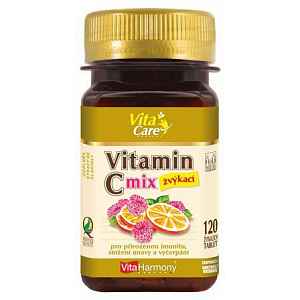 VitaHarmony Vitamin C 100mg MIX 120 žvýk. tbl.