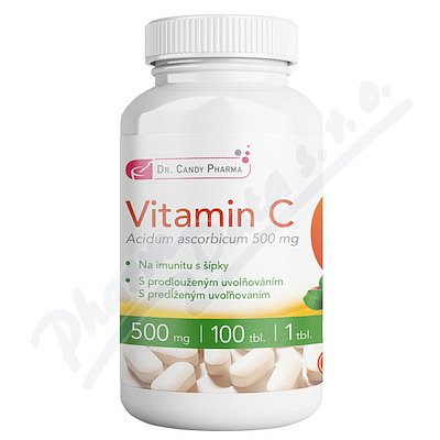 Dr.Candy Pharma Vitamin C 500 mg Premium tbl.100