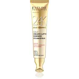 Eveline Cosmetics 24k Gold & Caviar 24K Gold Vitamin C vypínací krém na oční okolí 15 ml