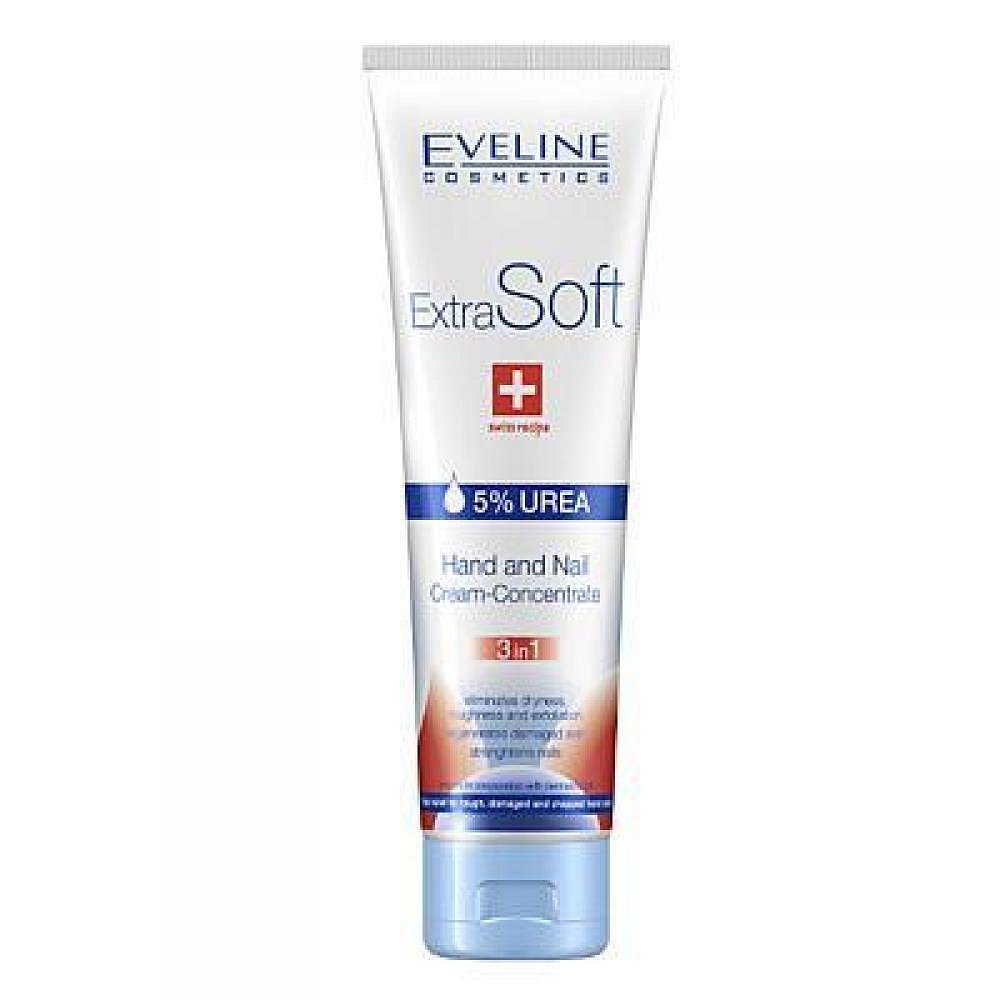 EVELINE Krém na ruce a nehty Extra Soft 3v1 100 ml