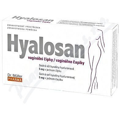 Hyalosan vaginální čípky 10ks Dr.Müller