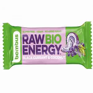BOMBUS Raw BIO černý rybíz a kokos 50 g