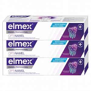 Elmex Zubní pasta Dental Enamel Protection Professional 3x 75ml