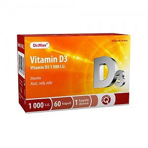 Dr.Max VITAMIN D3 1000 60 kapslí