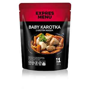 EXPRES MENU Baby karotka s krůtím masem bez lepku 1 porce