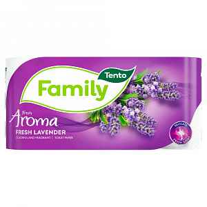 Tento Aroma toaletní papír Fresh Lavender, 2vrstvý 8 rolí