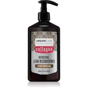 Arganicare Collagen Nourishing Leave-In Conditioner bezoplachový kondicionér pro křehké vlasy 400 ml