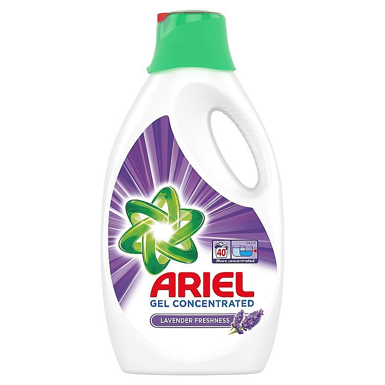 Ariel Lavender tekutý prací prostředek, 40 praní 2,2 l