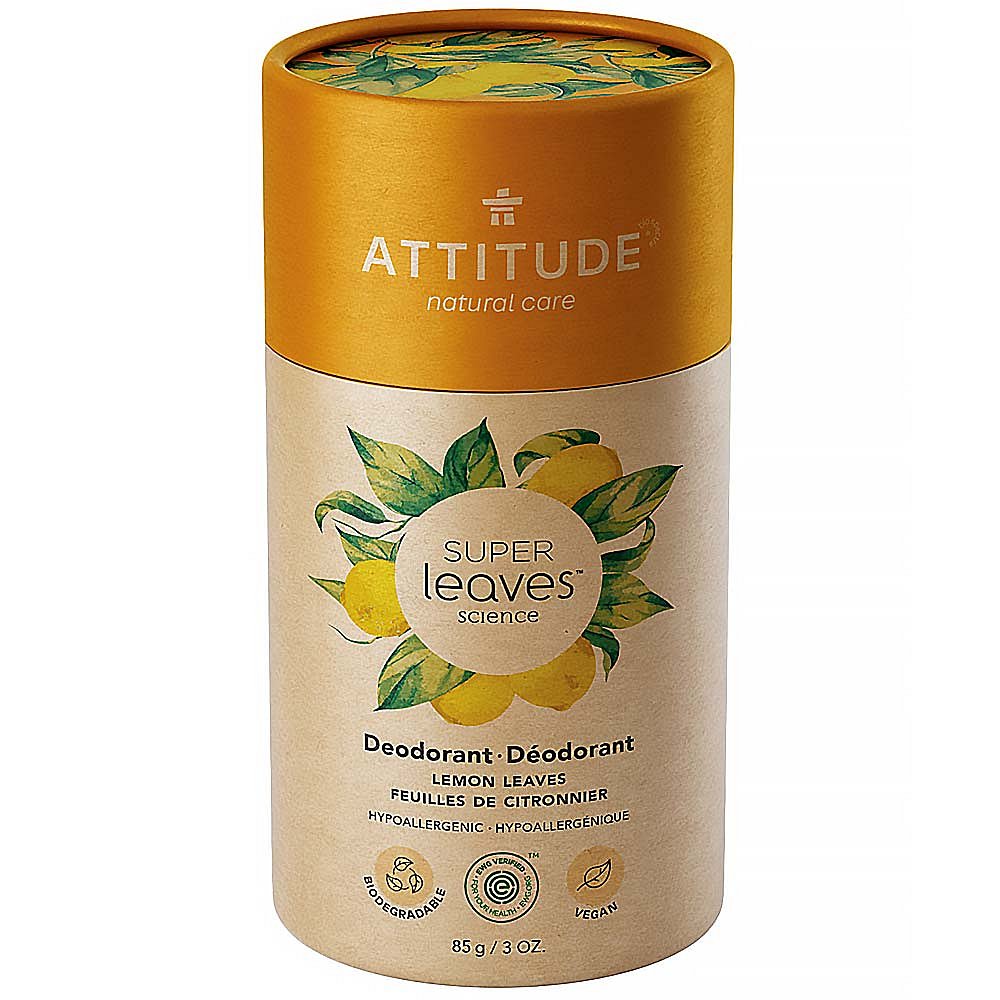 ATTITUDE Přírodní tuhý deodorant Super leaves  Citrusové listy 85 g