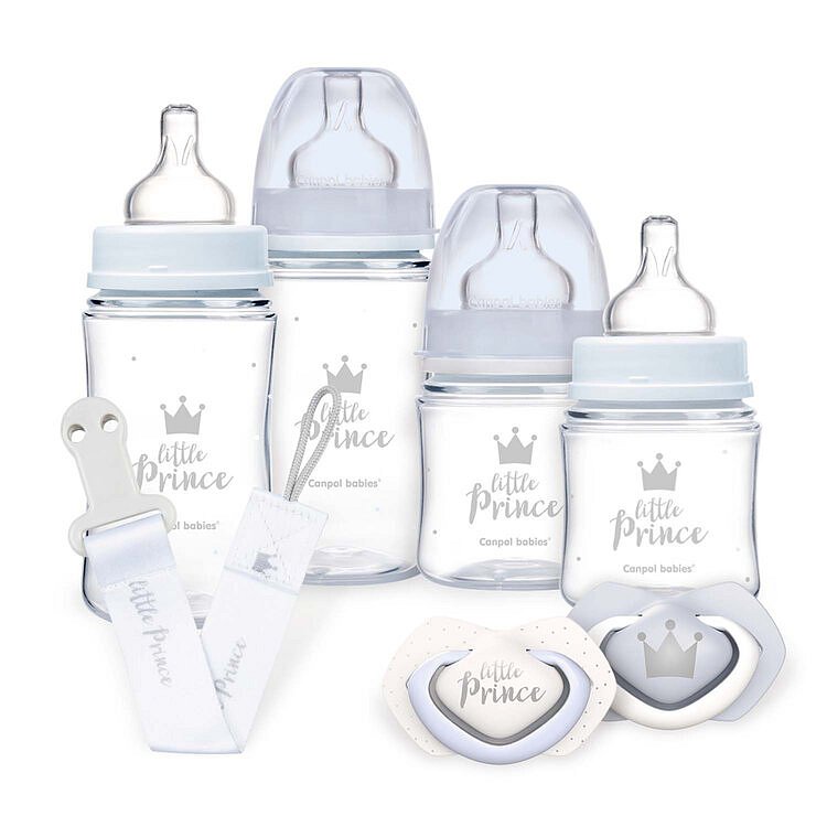 CANPOL BABIES Sada dárková pro novorozence Royal baby modrá