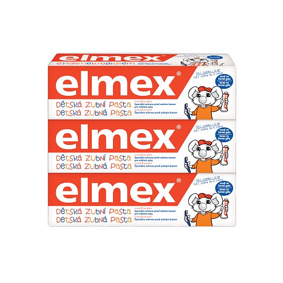 Elmex Zubní pasta dětská 3x 50ml