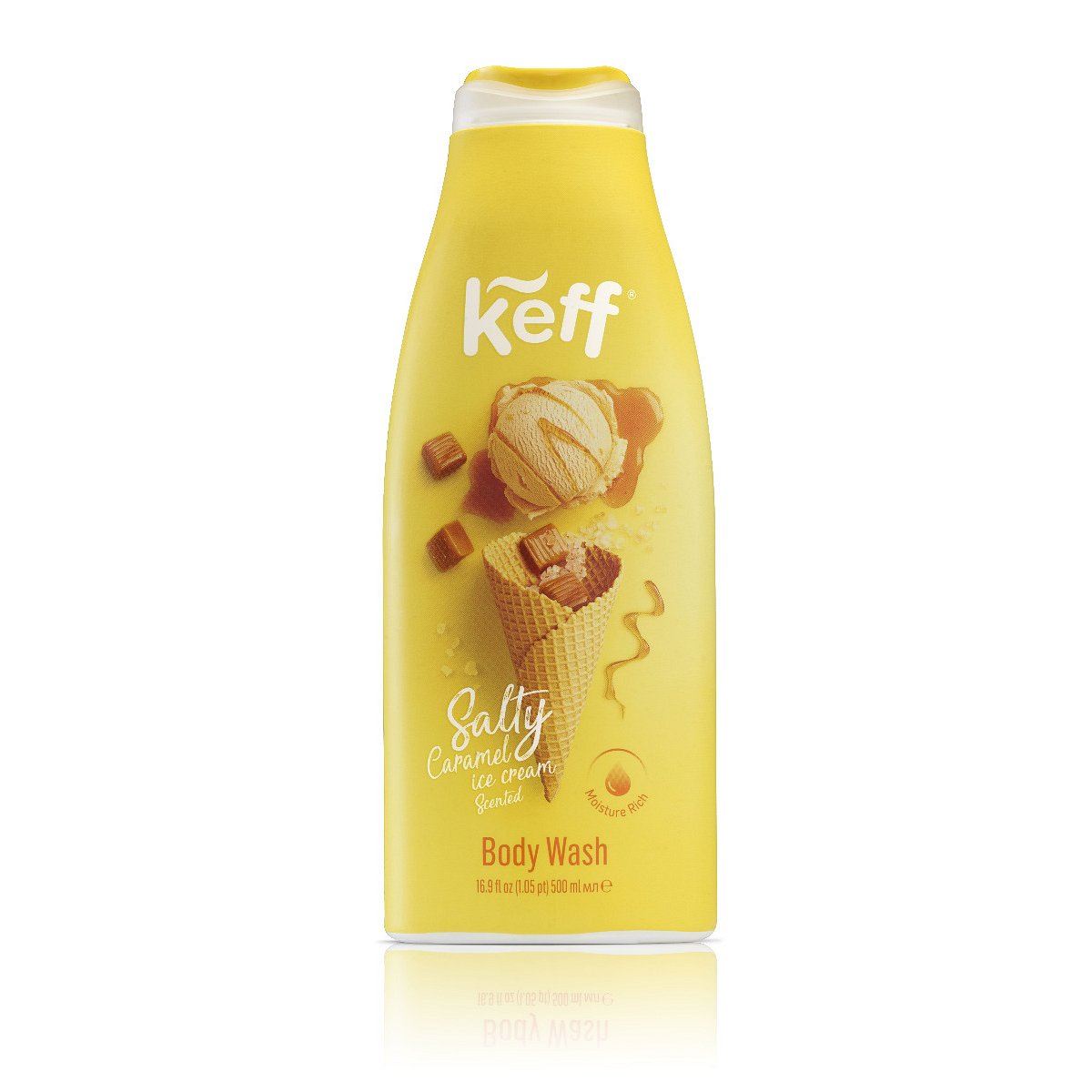 Keff Mycí gel Slaný karamel 500 ml