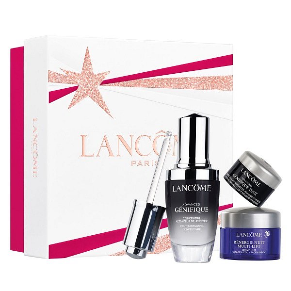 Lancôme Advanced Génifique dárkový set pro obnovu pleti (sérum 30 ml + noční krém 15 ml + oční krém 5 ml)