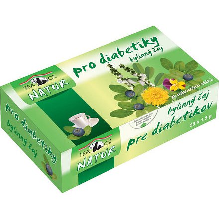 PANDA NATUR Bylinný čaj pro diabetiky 20x1.5g n