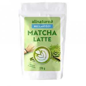 Allnature Matcha latte bez laktózy 270 g