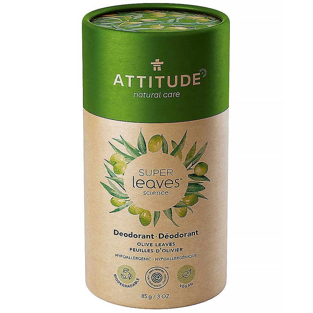 ATTITUDE Přírodní tuhý deodorant Super leaves Olivové listy 85 g