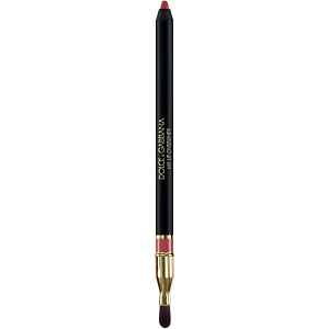 Dolce&Gabbana Classic My Lip Overliner tužka na rty se štětečkem odstín 07 My Crimson Red - Muted Dark Pink Rosy Red 1.2 g