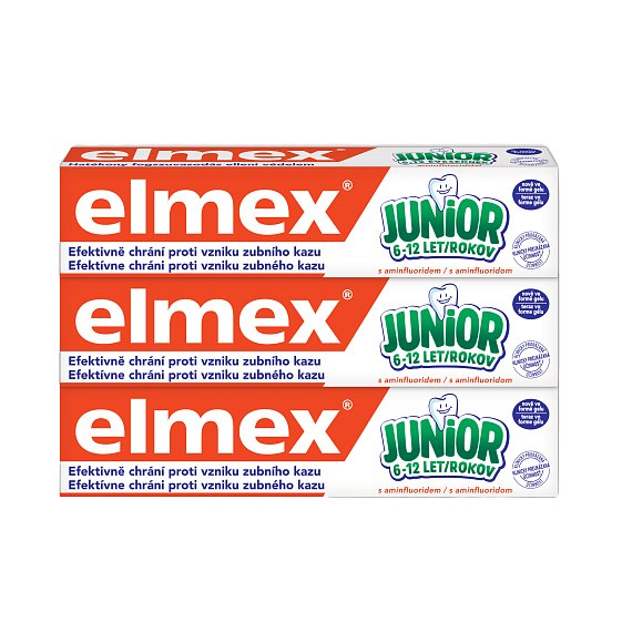Elmex Zubní pasta Junior 3x 75ml