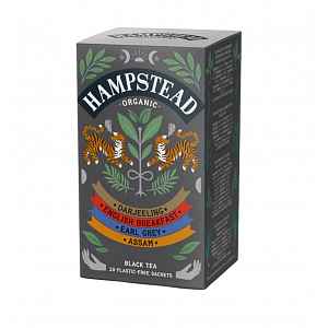 Hampstead Tea BIO Selekce černých čajů 20x2 g
