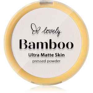 Lovely Bamboo Pressed Powder matující pudr odstín Transparent 1 ks