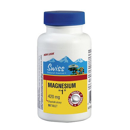 Swiss MAGNESIUM 1  420 mg tablety 90